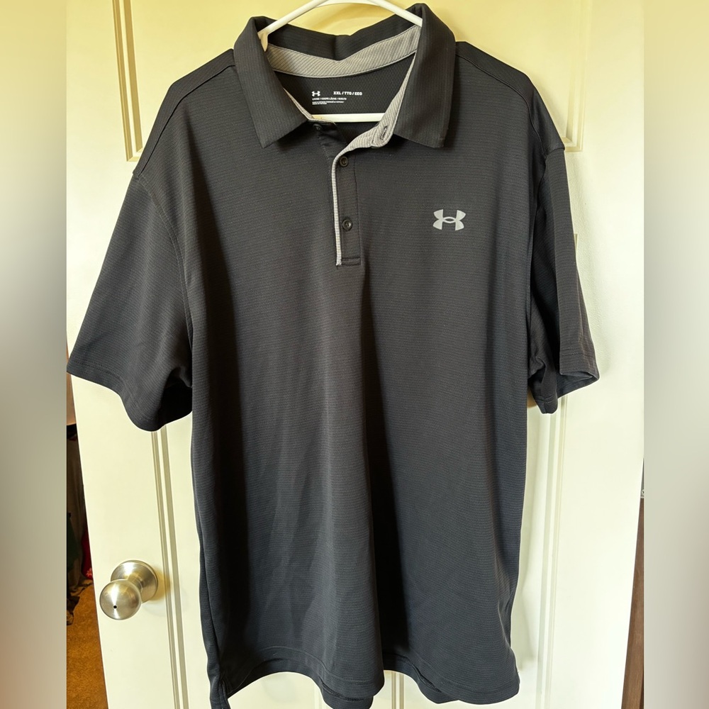 Under Armour Men's Charcoal Polo Shirt